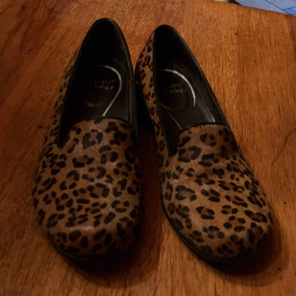 Dansko Leopard Pattern Women's Flats
